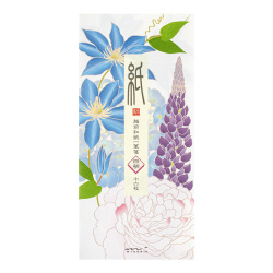 一筆箋 4柄入 夏の花柄 S5(89603006)