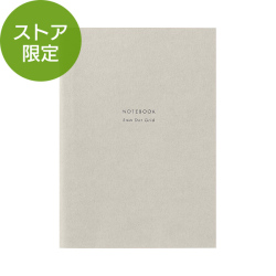 【ストア限定】リフィルノート＜A6＞ ドット方眼 グレー(91804021)