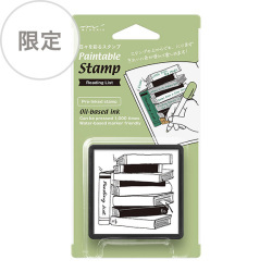 【限定】ペインタブルスタンプ 浸透印 リーディングリスト柄(91804281)