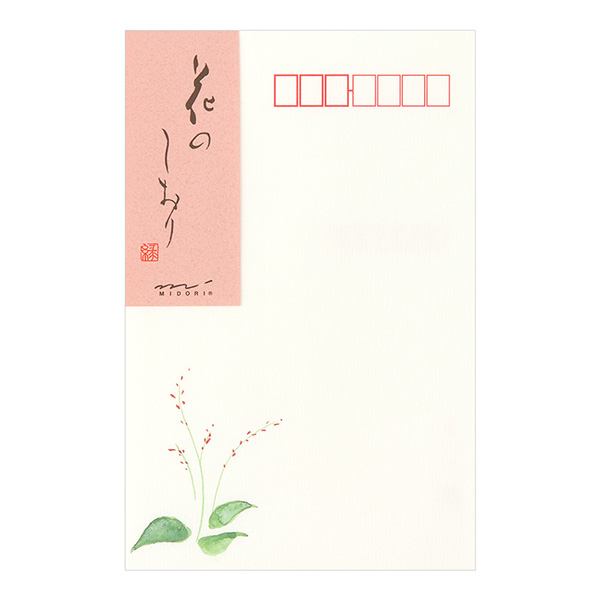 封筒｜封筒 花のしおり (20368006)｜ミドリオンラインストア