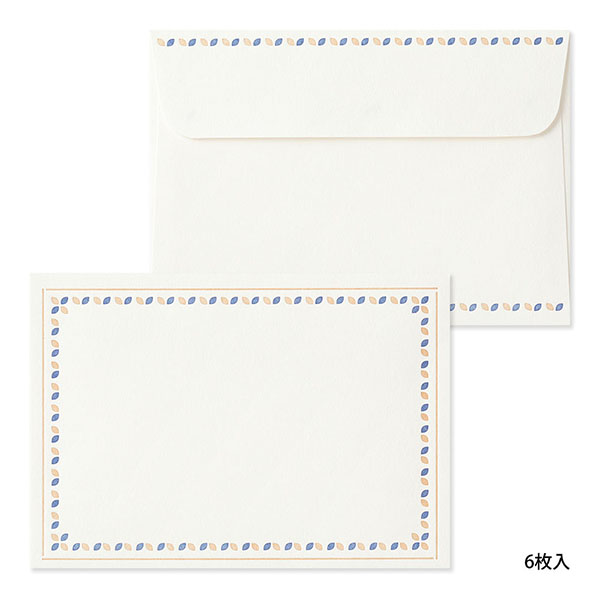 活版印刷　アートフレーム 封筒 活版 フレーム柄 茶(20562006)｜ミドリオンラインストア