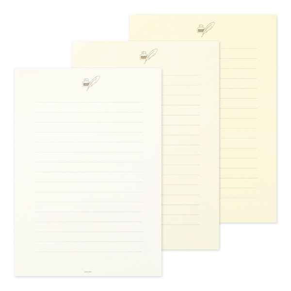 便箋＜A5＞ 色を贈る 白(20567006)｜ミドリオンラインストア