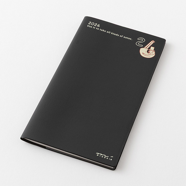 2026年版手帳｜【ポケットダイアリー】B6スリム マンスリーブロック