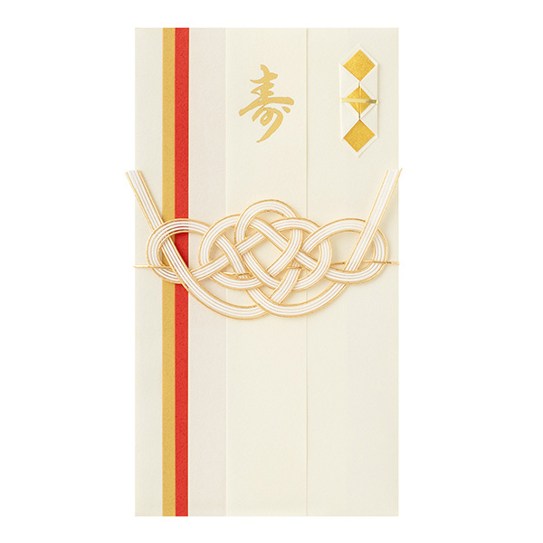 祝儀袋｜金封 結婚祝 染め紙 白練(25602006)｜ミドリオンライン