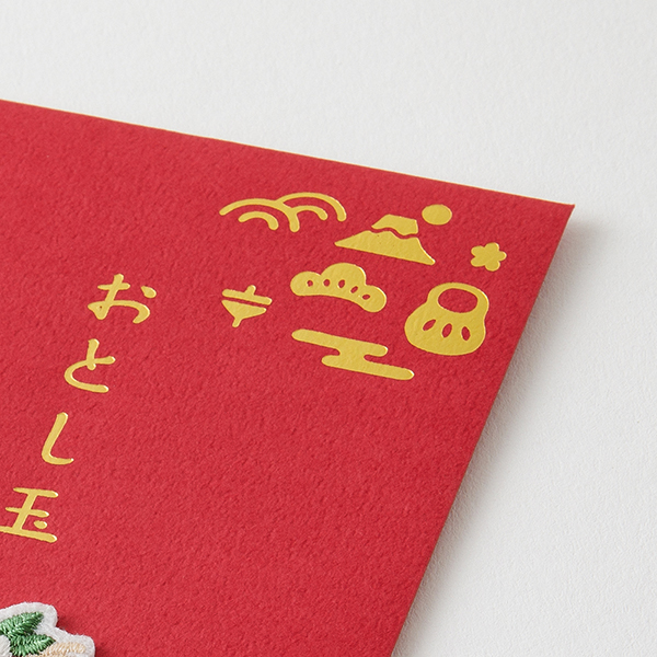祝儀袋｜刺繍 おとし玉 金封 正月飾り柄(25653006)｜ミドリオンライン
