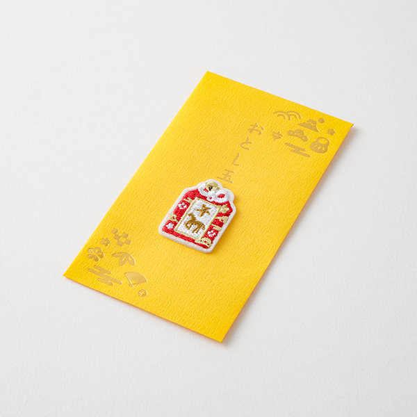 ぽち袋 おとし玉｜刺繍 おとし玉 ぽち袋 お守り柄 午(25700006