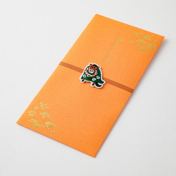 祝儀袋｜刺繍 おとし玉 金封 馬獅子舞柄(25705006)｜ミドリ