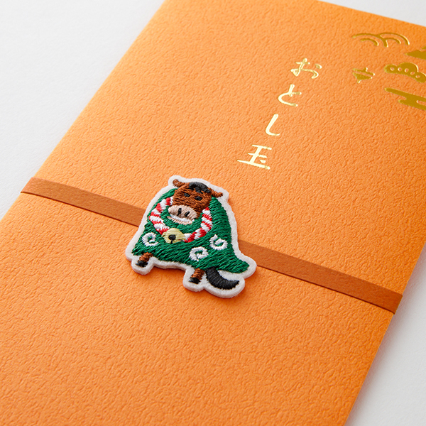 祝儀袋｜刺繍 おとし玉 金封 馬獅子舞柄(25705006)｜ミドリ