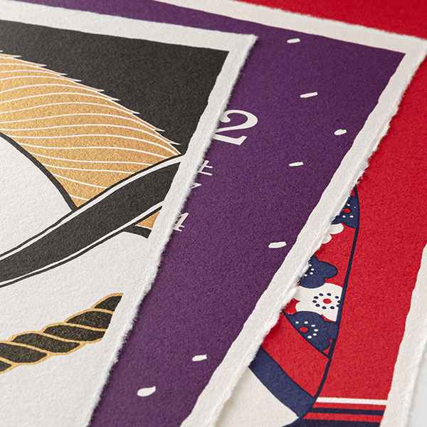 2026年版カレンダー｜【壁掛カレンダー 越前和紙】 L 風物柄 2026年版