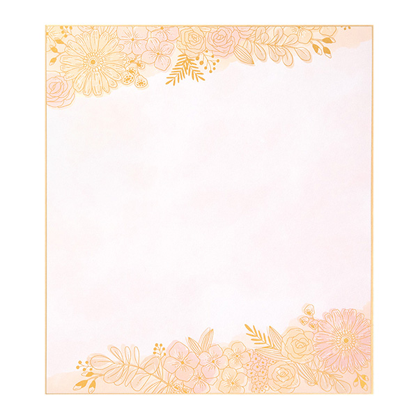 色紙 カラー色紙 シルク 花柄 ミドリオンラインストア