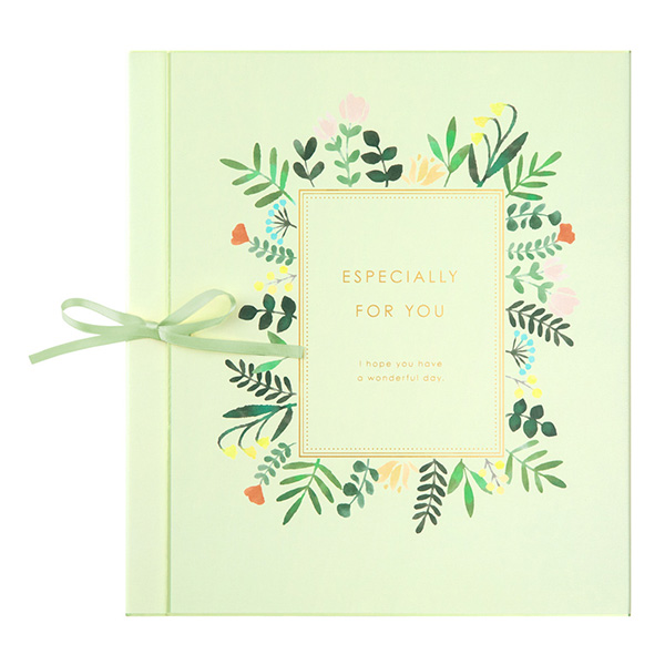 色紙｜カラー色紙 三つ折り リボン 花柄｜ミドリ（33256006）｜ミドリ