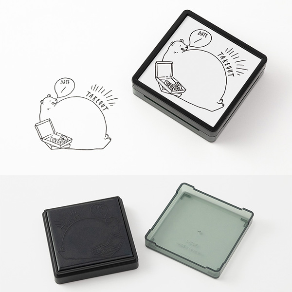 スタンプ 浸透印 テイクアウト柄(35425006)｜ミドリオンラインストア