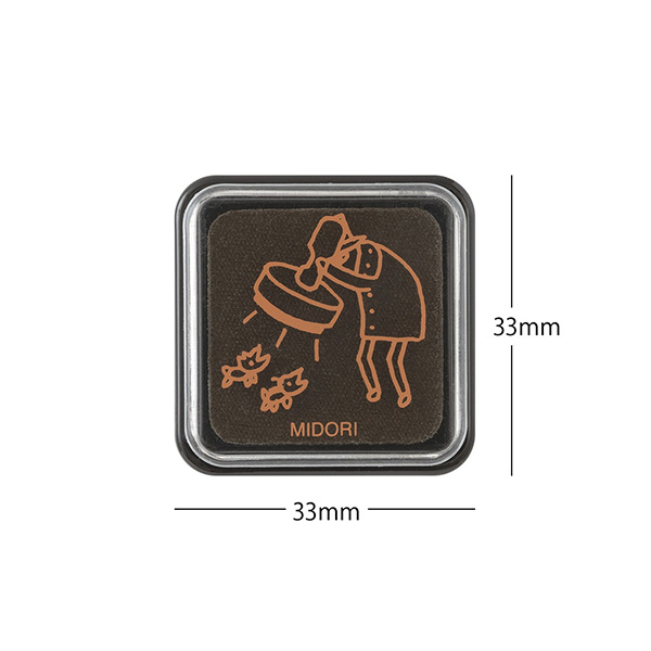 スタンプ パッド 茶 オジサン30th(35604006)｜ミドリオンラインストア