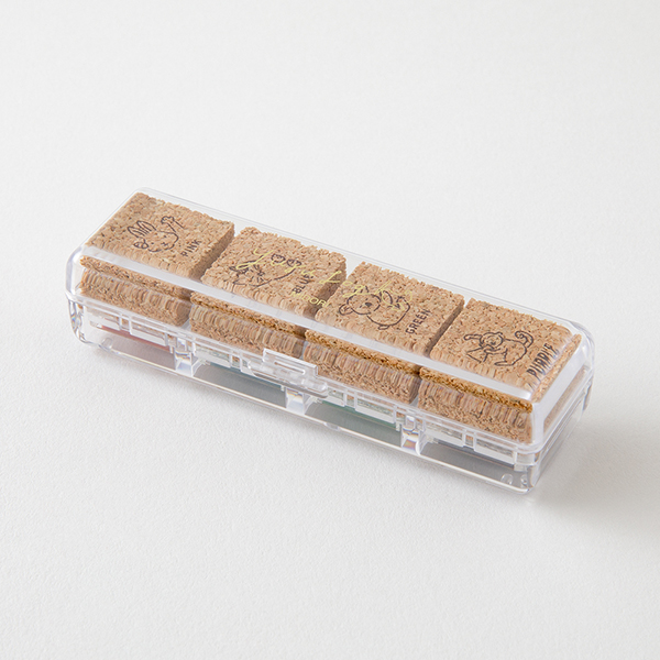 ゆるログ 日々の記録を彩るスタンプ 動物のポーズ柄(35620006)｜ミドリ