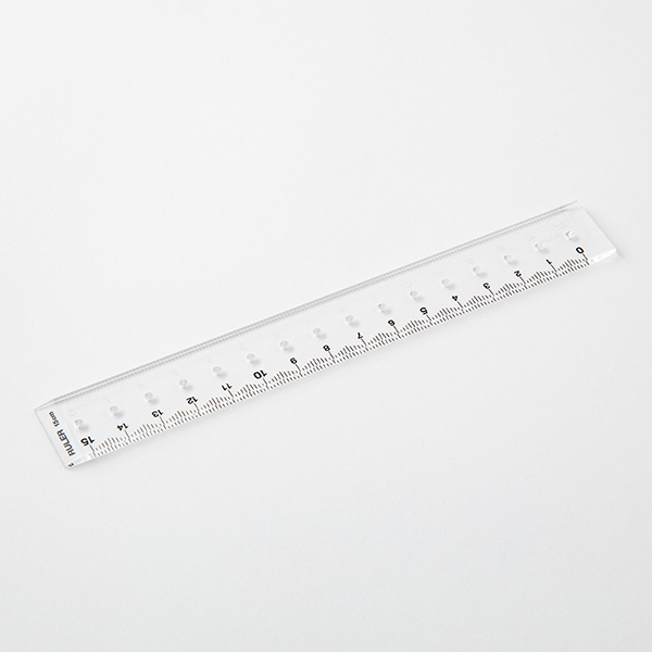 定規｜定規＜15cm＞ 透明A (42293006)｜ミドリオンラインストア