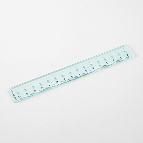 定規 定規｜定規＜15cm＞ 青A (42295006)｜ミドリオンラインストア