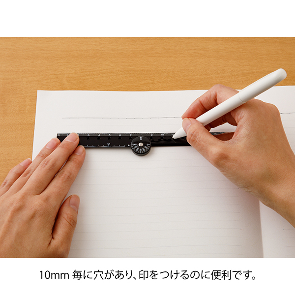 定規｜マルチ定規＜16cm＞ 黒A(42296006) | ミドリオンラインストア