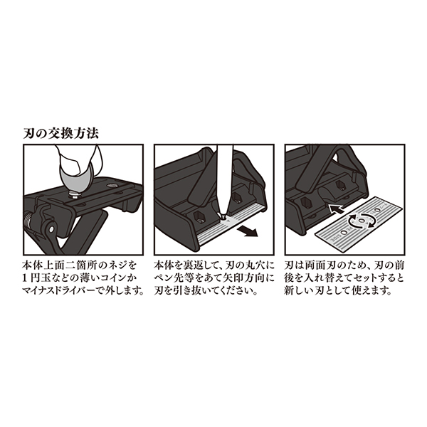 テープカッター取り付け簡単2色セット トゲトゲし