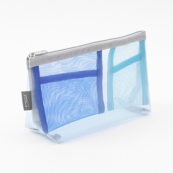 専用出品　ヌメポーチ ペンポーチ（筆入れ）｜ペン&ツールポーチ メッシュ マチ付