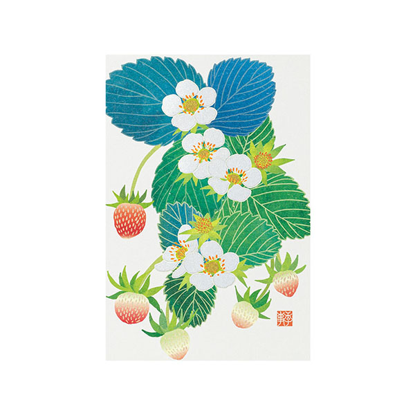 きらり専用ページ ハガキ/ポストカード｜紙シリーズ｜ポストカード 苺柄 S3(80017006