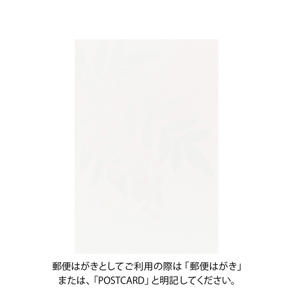 ハガキ/ポストカード｜紙シリーズ｜ポストカード 南天に雪柄(80046006