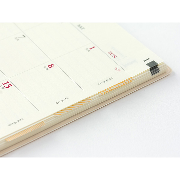 手帳シール｜チラットインデックスクリップ パターン 金(82319006