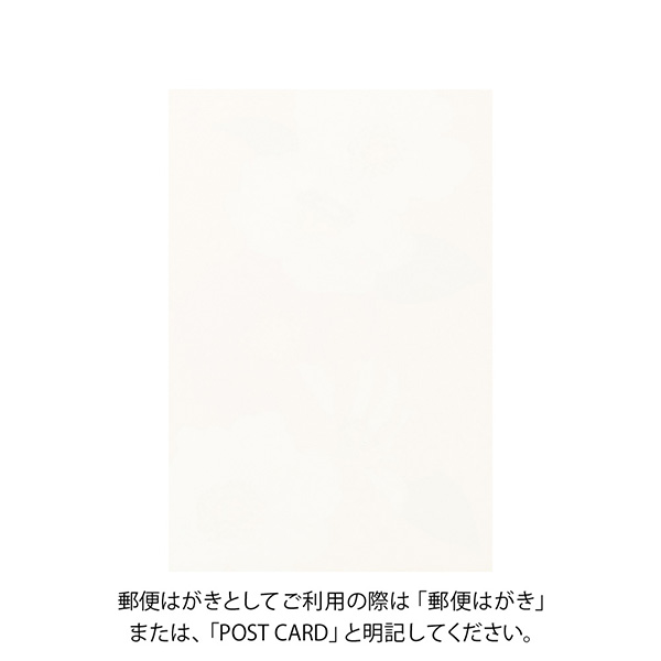 ハガキ/ポストカード｜紙シリーズ｜ポストカード さざんか柄
