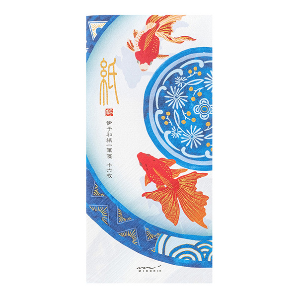 一筆箋｜紙シリーズ｜一筆箋 シルク 金魚柄 S2(89607006)｜ミドリ