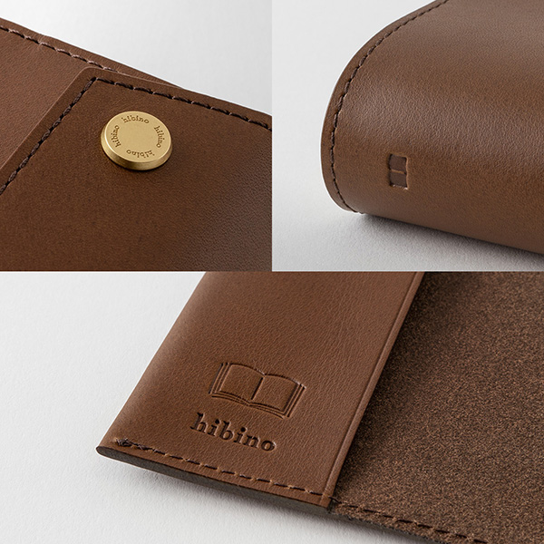 【美品】Cooperative Communications ハードカバー 送料無料！名入れ対応】【限定】hibino手帳カバー ＜A6＞ 本革