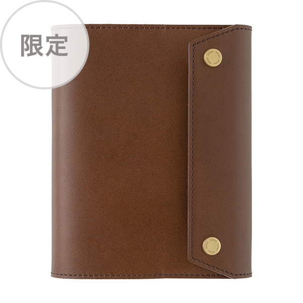 送料無料！名入れ対応】【限定】hibino手帳カバー ＜A6＞ 本革