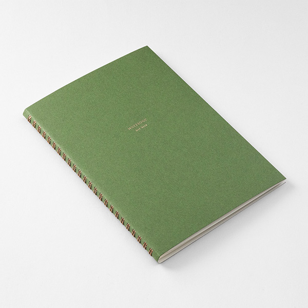 ストア限定】プライバシーノート＜A5＞ ドット罫 緑(91803813)｜ミドリ