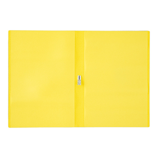 ストア限定】ノートカバー2冊用 バンド付き＜A5＞ 紺×イエロー