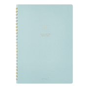 リングノート＜A5＞ カラー ドット方眼 青(15334006)