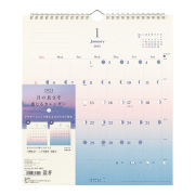 取扱終了★【日の長さを感じるカレンダー】 壁掛 2025年版 31329006