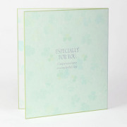 カラー色紙 二つ折り クローバー柄 (33140006)