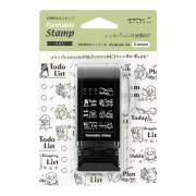 スタンプ 回転印 ダイヤル リスト柄(35579006)