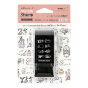 スタンプ 回転印 ダイヤル アンティーク柄(35580006)