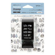 スタンプ 回転印 ダイヤル 北欧柄(35585006)