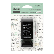 スタンプ 回転印 ダイヤル ふきだし柄(35586006)