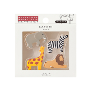 ミニチュアマグネットクリップ サファリ柄A(43448006)