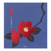 便箋 箔 赤椿柄 S2(81043006)