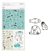 手帳シール おしゃべり 海の動物柄(82555006)