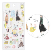 シール 2枚入 ファッション柄(82637006)