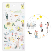 シール 2枚入 おでかけ柄(82638006)