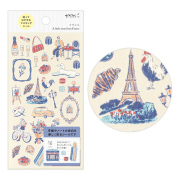 手帳用シール フランス柄(82711006)