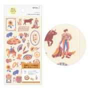 手帳用シール スペイン柄(82713006)