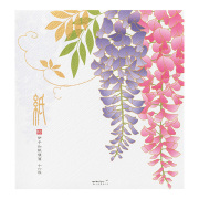 便箋 シルク 藤柄 S2(85951006)