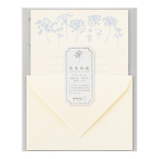 レターセット 花色和紙 白A(86928006)
