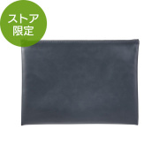 完売しました★【ストア限定】キャリングポーチ＜A5＞ PUレザー 濃紺(91803827)