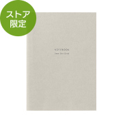 【ストア限定】リフィルノート＜A6＞ ドット方眼 グレー(91804021)